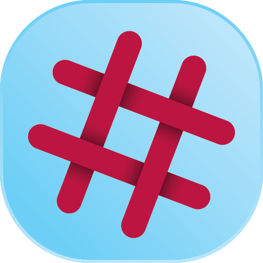 hashtag machine | twitter instagram facebook icon