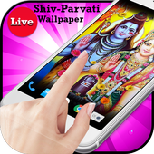 ikon Shiva-Parvati HD Live Wallpaper