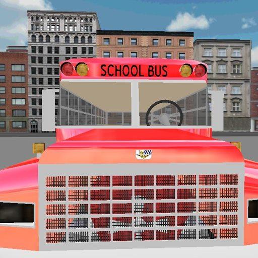 School Bus Parking Driving 3D icon