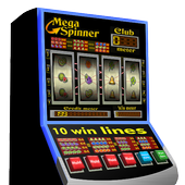 slot machine mega spinner icon