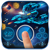 Aircraft Shooter Game Fingerprint Lock Screen Joke icon