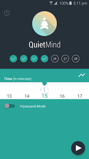QuietMind - Meditation Timer screenshot 1