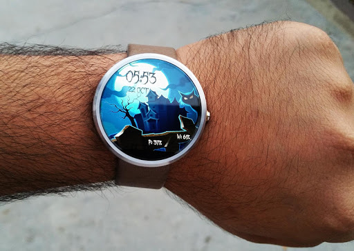 Watch Face - Halloween Spooky 13 تصوير الشاشة