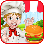 Chef Master Burger Cooking icon