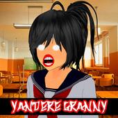 Scary Yandere-granny horror in high school icon