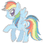 Pixel Art - Little Pony Coloring by Number icon