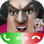 Scary Techer Video Call Call Scary Techer Prank icon