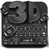 3D Matte Black Business Keyboard Theme on 9Apps