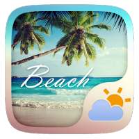 Beach GO Weather Widget Theme