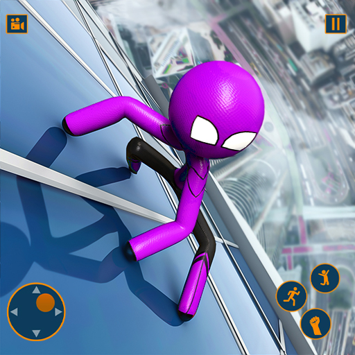 Flying Spider Stickman Hero 3D icon