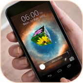 معرض مكعب قفل الشاشة أيقونة