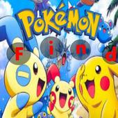 ikon Pokémon Find Word