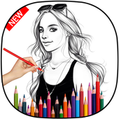 Pencile Sketch Photo icon