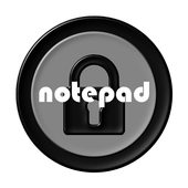 Secure notepad icon