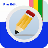 Edit professional photo icon