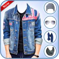 Men Denim Jeans Jackets Photo Editor on 9Apps