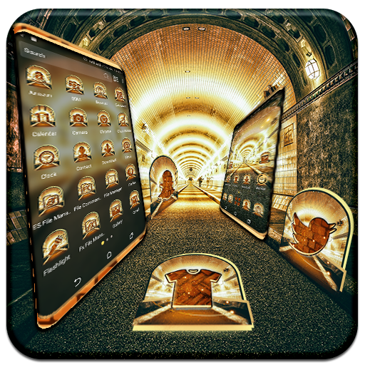 Tunnel Lights Launcher Theme icon