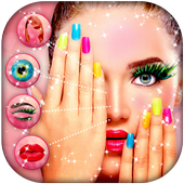 Girl Face Makeup Changer Photo Editor icon