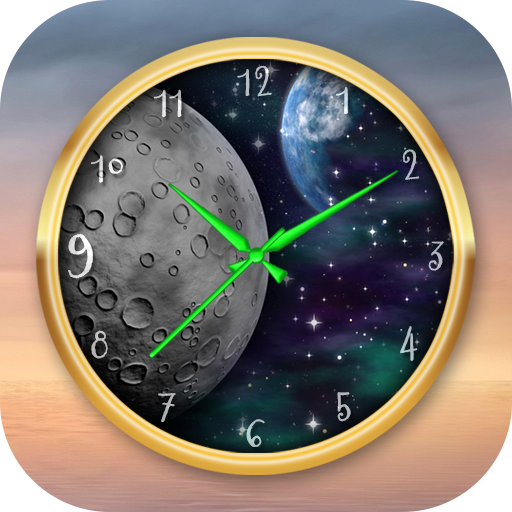 Galaxy Clock Live Wallpaper icon