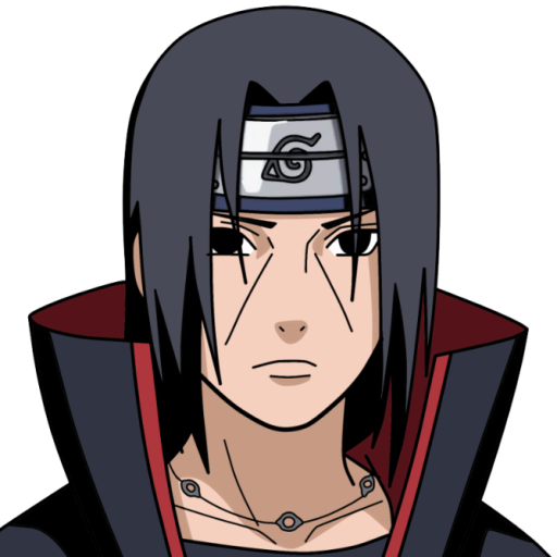 Как нарисовать Итачи иконка