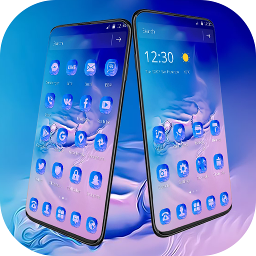 Theme For Blue S10 Business Icon icon