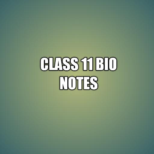 Class 11 Bio notes icon