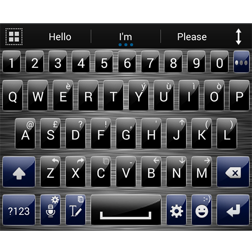 Theme for A.I.type Metal Black icon