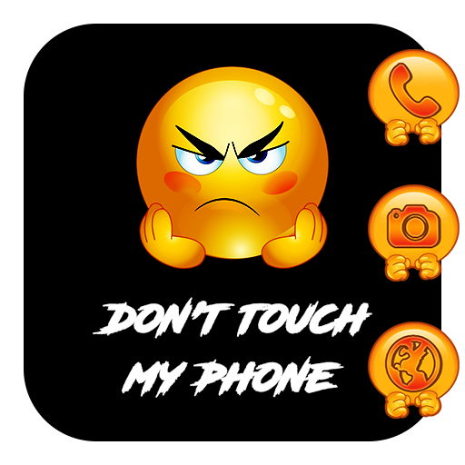 Don't Touch My Phone Emoji APUS Launcher Theme icon