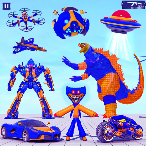Godzilla Robot Transform Car icon