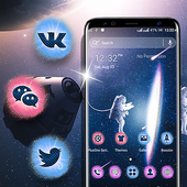Astronaut Launcher Theme أيقونة