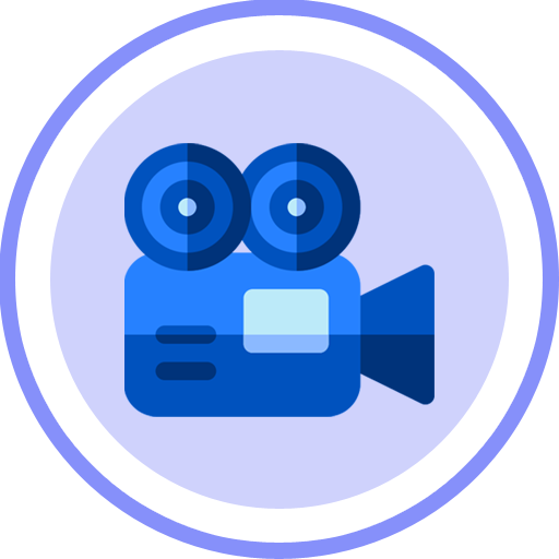 Diamond video maker icon