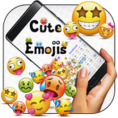 Cute Emoji Gravity Keyboard Theme أيقونة