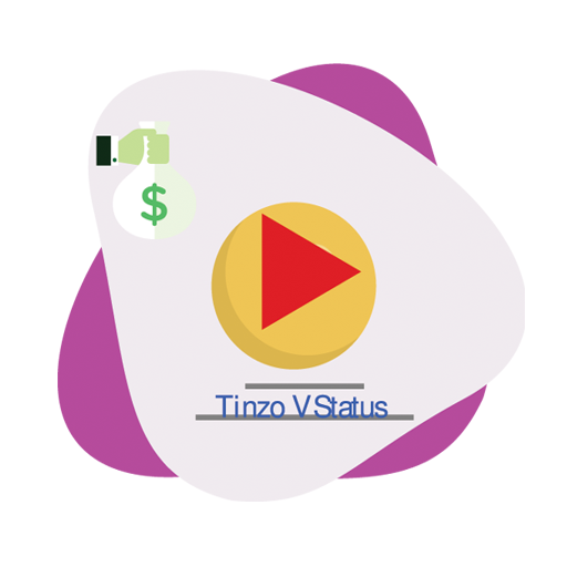 Tinzo Video Status: Earn Money and WA Status Saver icon