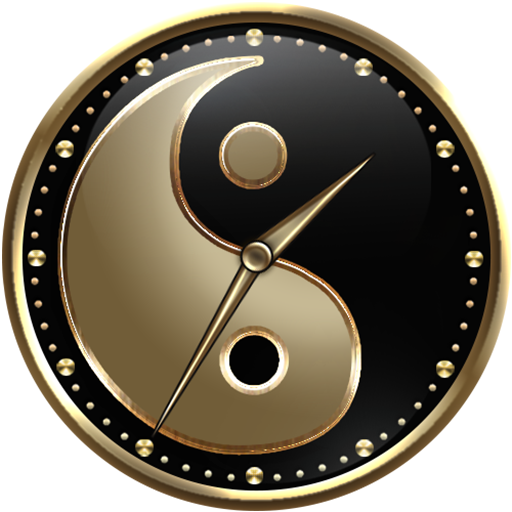 Yin and Yang Clock Widget icon