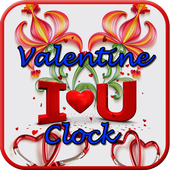 Valentine Clock icon