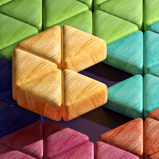 Block Puzzle Triangle Wood - Classic free puzzle icon