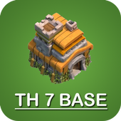New COC Town Hall 7 Base icon