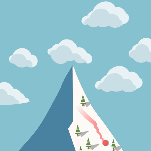 Mountain Slide: Snow Mountain Rolling Ball Game icon