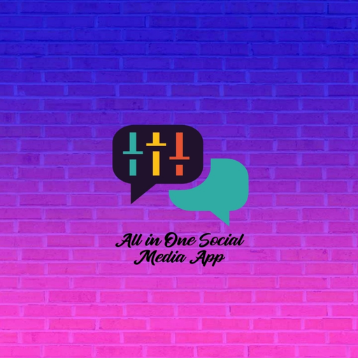 All in One Social Media and Social Networking app icon