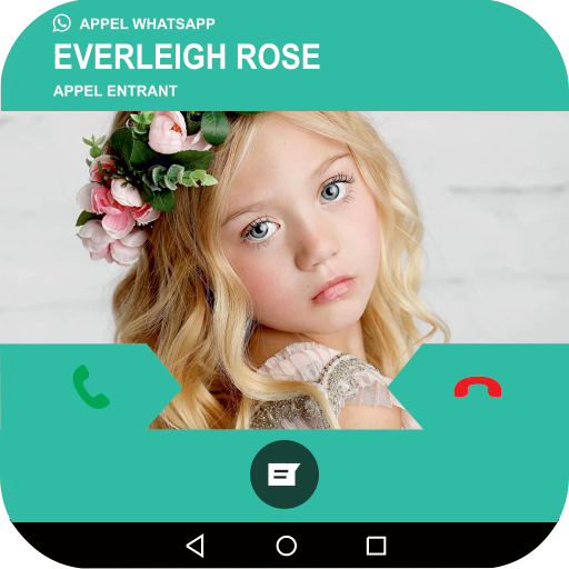 Fake Call Video &amp; Chat Live With - Everleigh Rose icon
