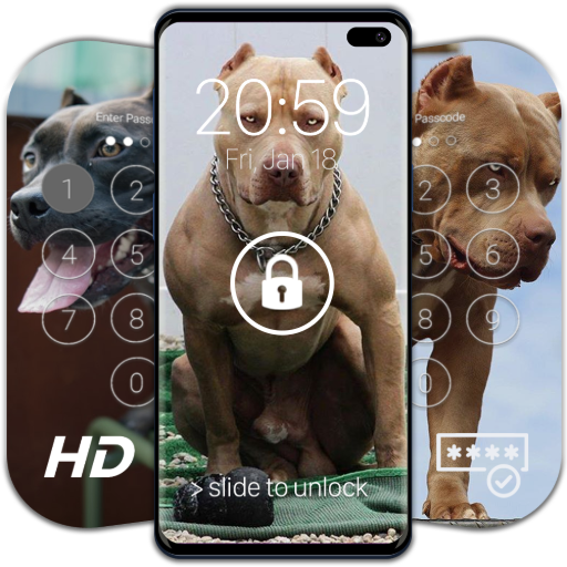 Pitbull Wallpapers &amp; Lock Screen icon