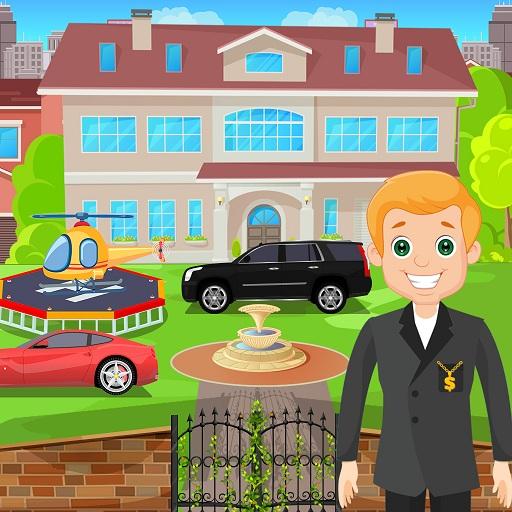 Pretend Play My Millionaire Family Villa Fun Game icon