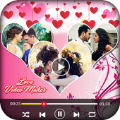 Love Video Maker أيقونة