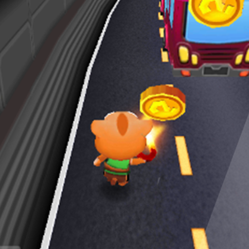 Subway  cat run and jump icon