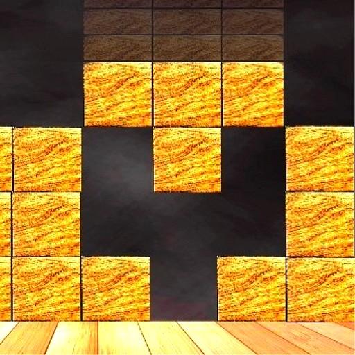 block puzzle wood icon