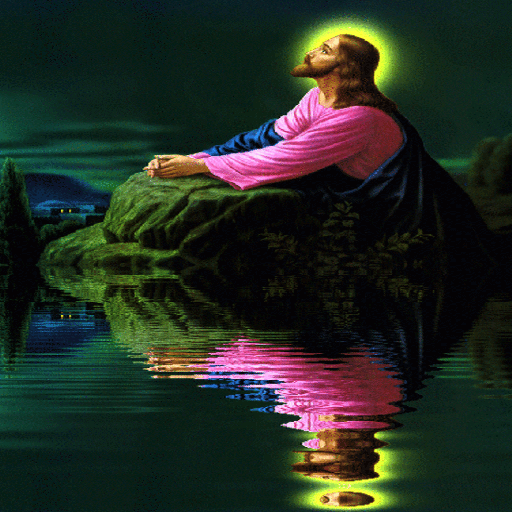 Jesus Shadow Live Wallpaper icon