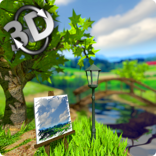 Parallax Nature: Summer Day 3D Gyro Wallpaper icon