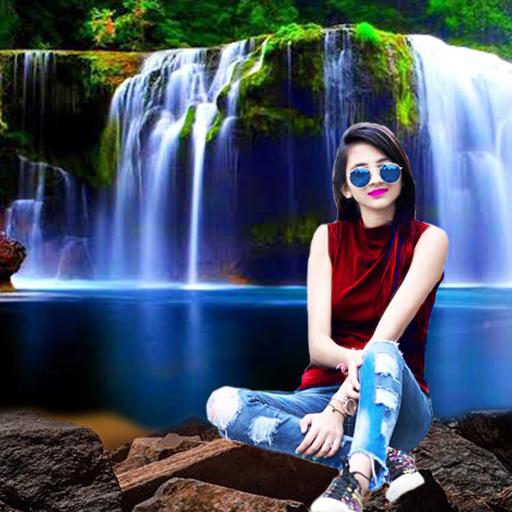 Nature Waterfall Photo Frame 2020 icon