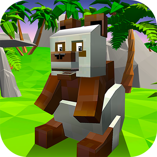 Blocky Panda Simulator - be a bamboo bear! icon