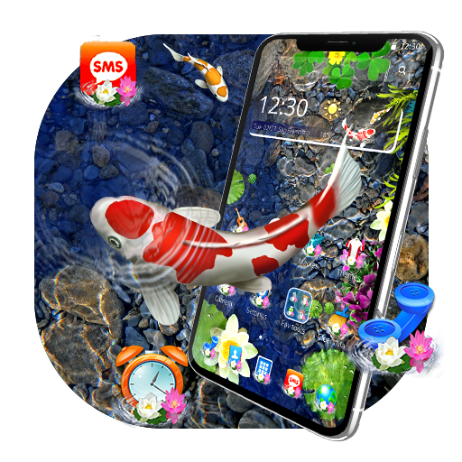 Vivid Underwater Koi Fish Theme🐟 icon